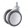 3 Inch TPR Durable Medical Twin Caster for Xray Equipment