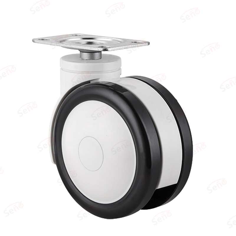 4 Inch PU Ultra Quiet Medical Swivel Caster for Hospital Equipment