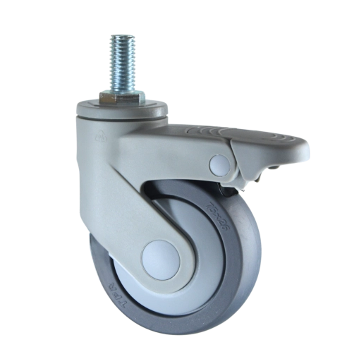  M2 Antimicrobial Protection Single-Wheel Medical Casters