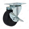 201 series light duty competitive hard rubber Swivel caster wheel