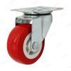 201 series light duty competitive Red PVC Fix caster wheel