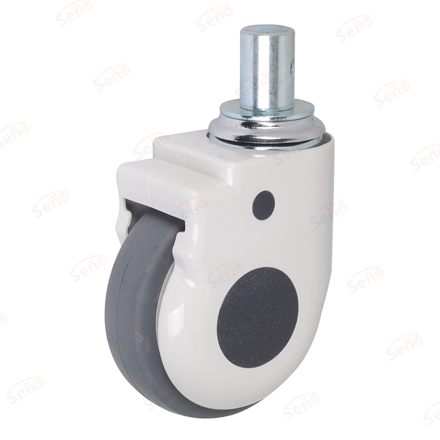 5 Inch TPR Medical Single Wheel Swivel Caster for Patient Bed