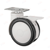 5 Inch PU Lockable Medical Swivel Caster for Hospital Equipment