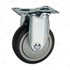 Medium Duty Signle Bearings Grey TPR Swivel Hand Trolley Caster Wheel