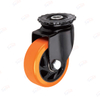 Midlle heavy duty PU Fix caster wheel