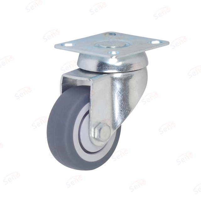 2 Inch TPR Medical Single Wheel Swivel Caster for Medical for Kick Bucket