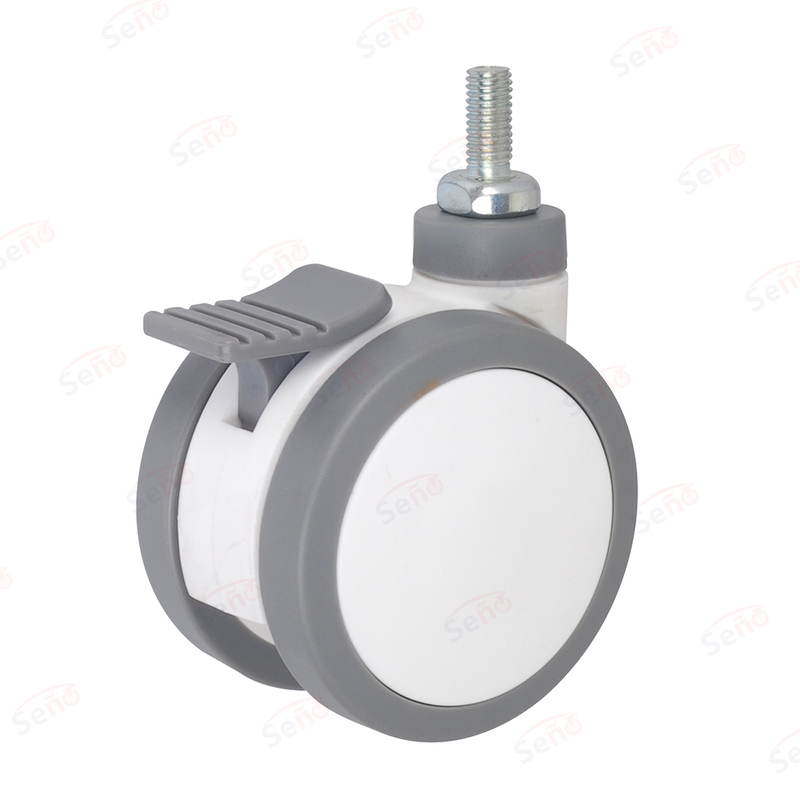 4 Inch TPR Lockable Medical Swivel Caster for Pediatric Bed