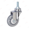 3" PU Medical Single Wheel Swivel Caster for ECG Monitor