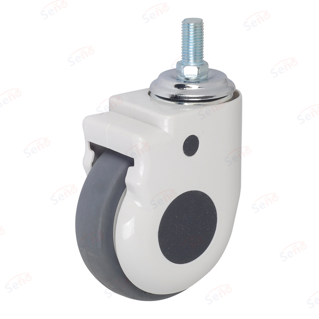 5 Inch TPR Medical Single Wheel Swivel Caster for ICU Bed