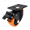 Midlle heavy duty PU hollow steam caster wheel