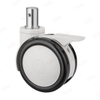 5 Inch PU Lockable Medical Swivel Caster for Surgical Equipment