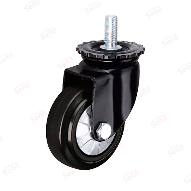 Midlle heavy duty elastic rubber thread steam caster wheel